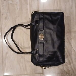 Kate Spade Leather Bag Hampton Road Theresa  Satchel Black